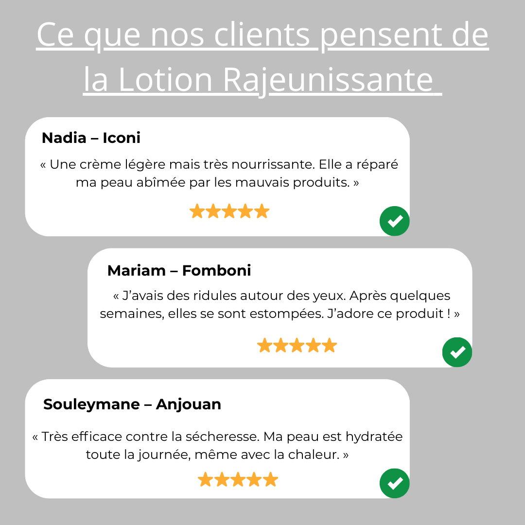 Lotion Rajeunissante Longrich