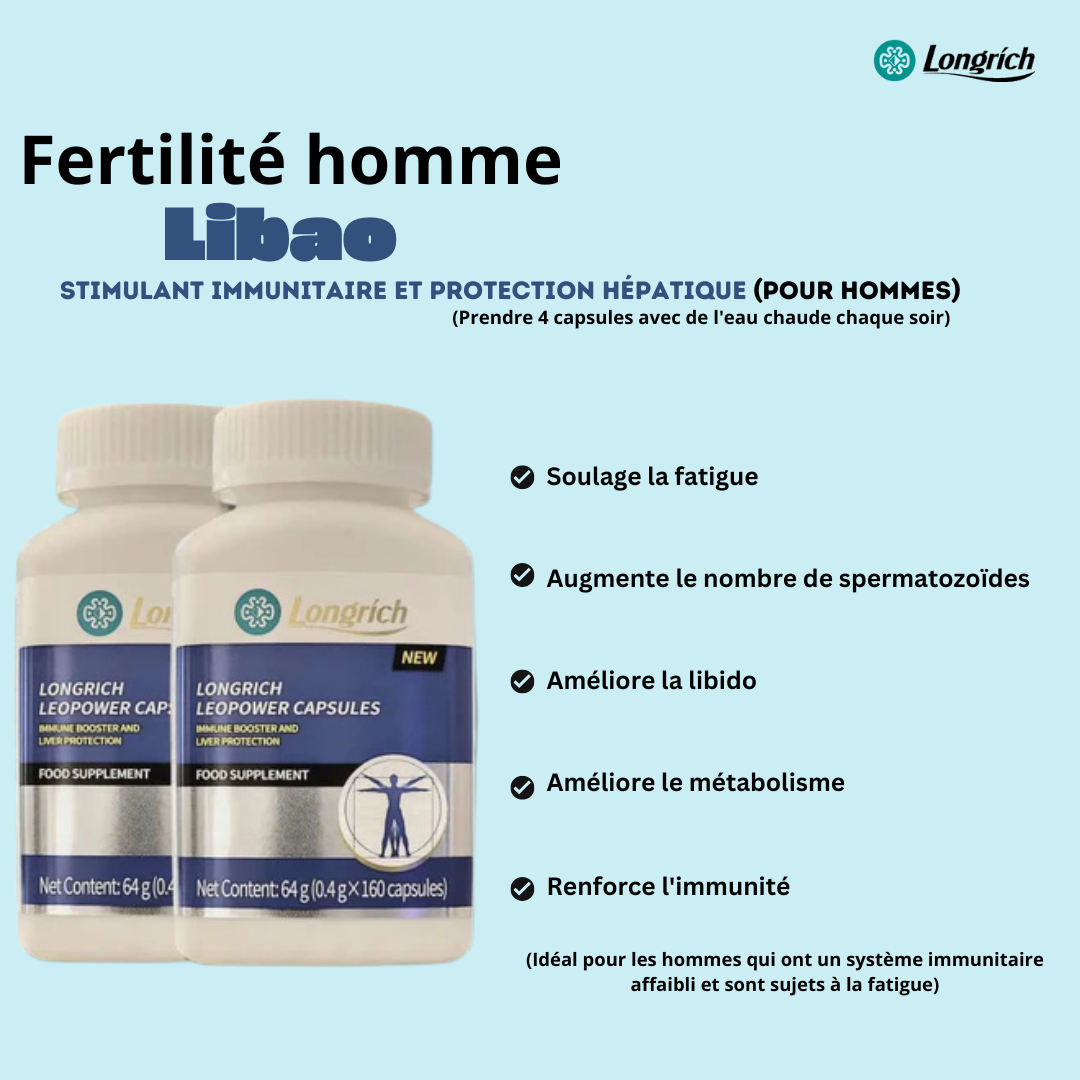 LIBAO Longrich – Vitalité, Endurance & Performance Masculine