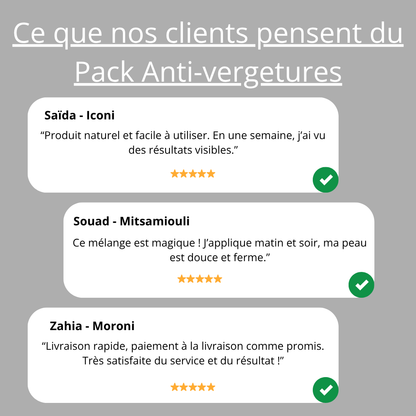 Pack Anti-vergetures