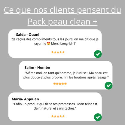 Pack Peau Clean +
