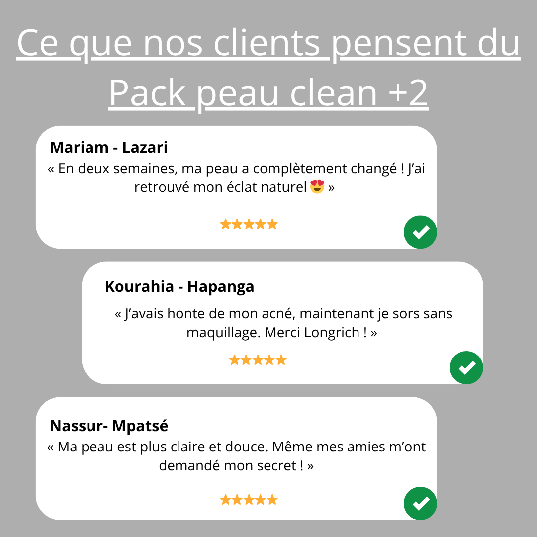Pack Peau Clean +2