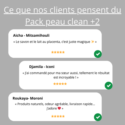Pack Peau Clean +2