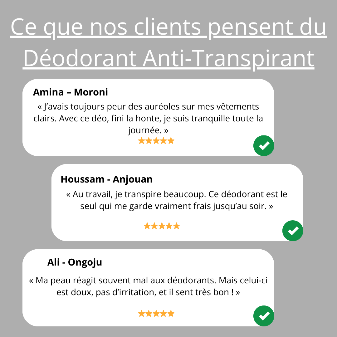 Déodorant Anti-Transpirant Longrich