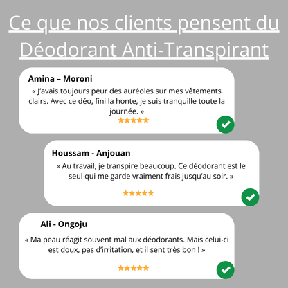 Déodorant Anti-Transpirant Longrich
