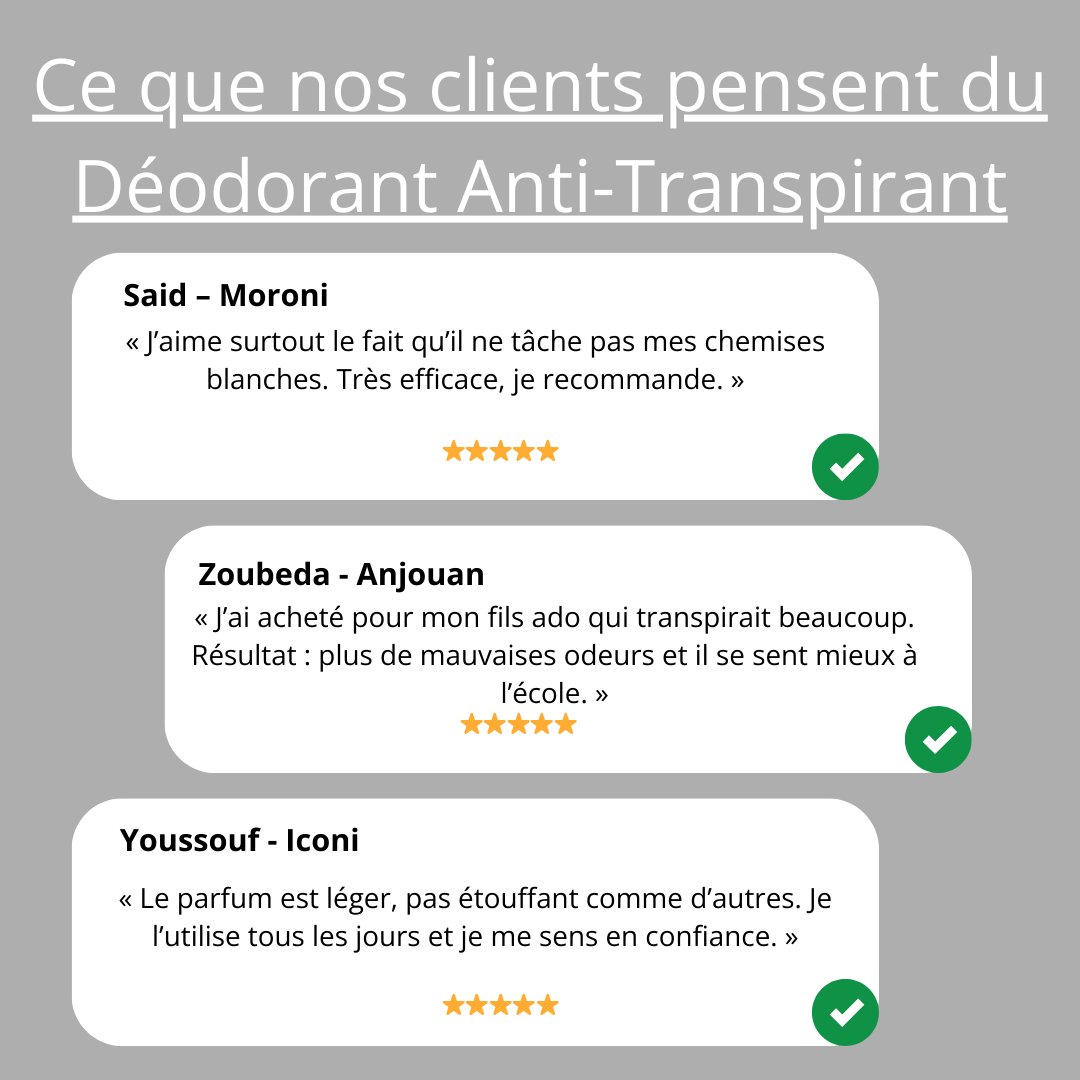 Déodorant Anti-Transpirant Longrich