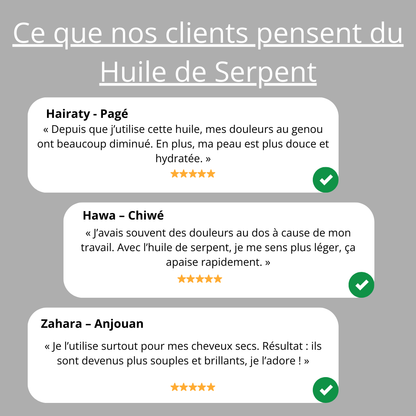 Huile de Serpent Longrich 80 ml