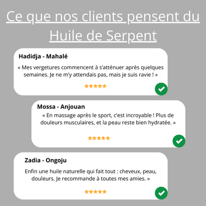Huile de Serpent Longrich 80 ml