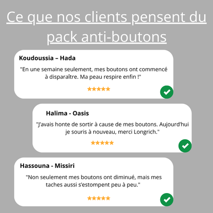 Pack Anti-Boutons Longrich