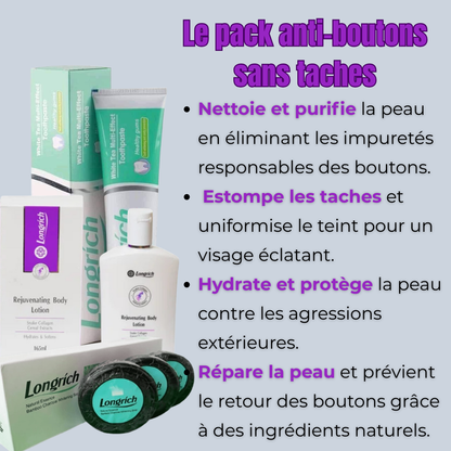 Pack anti-boutons sans taches