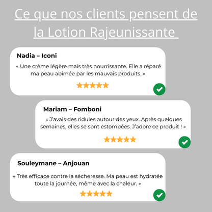 Lotion Rajeunissante Longrich