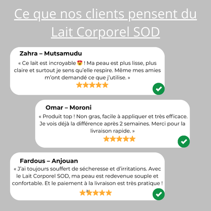 Lait Corporel SOD Longrich