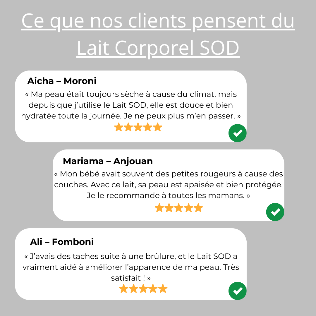 Lait Corporel SOD Longrich