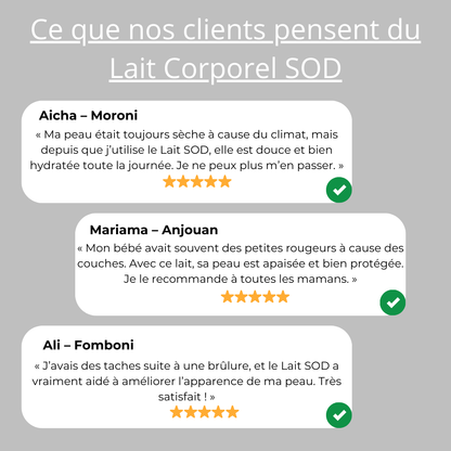 Lait Corporel SOD Longrich