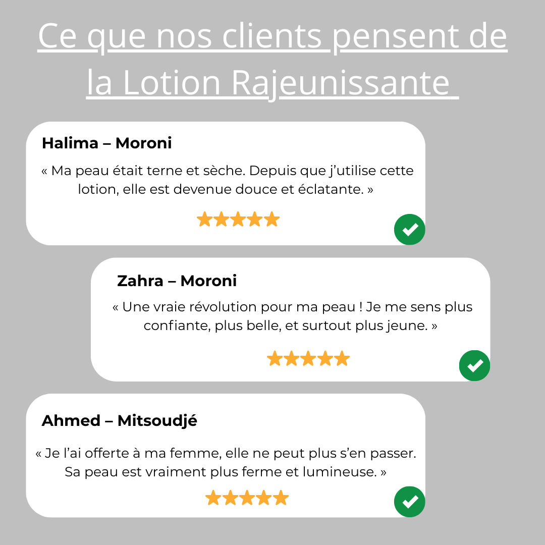 Lotion Rajeunissante Longrich