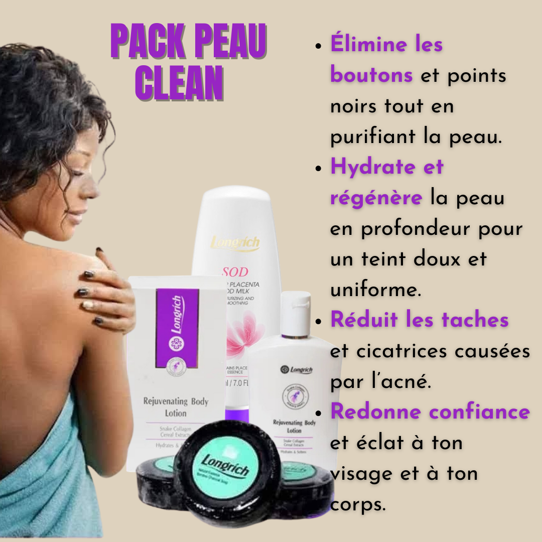 Pack peau clean